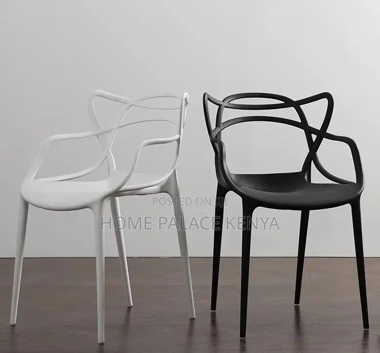 Plastic Chair: Open Back Designer Dining Chair