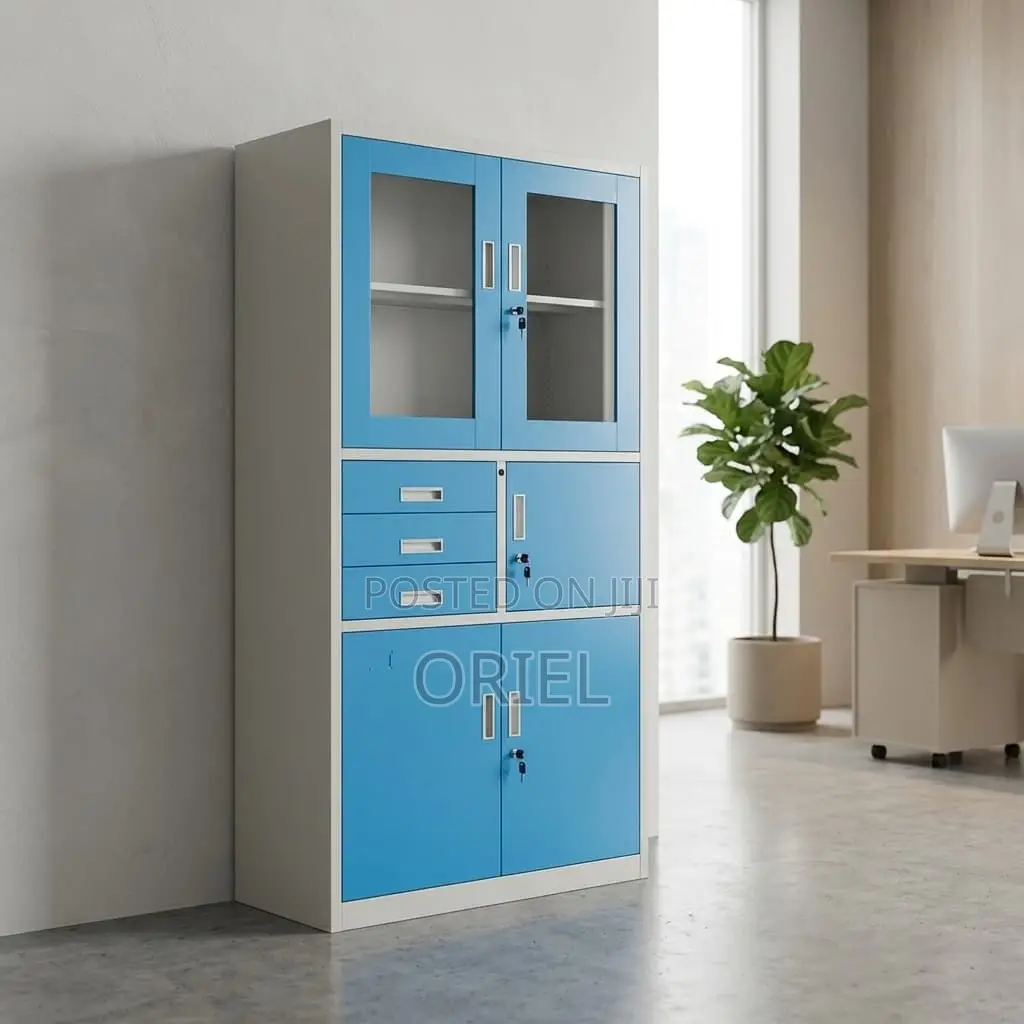 Office Cabinet : Office Metallic Cabinet With Safe