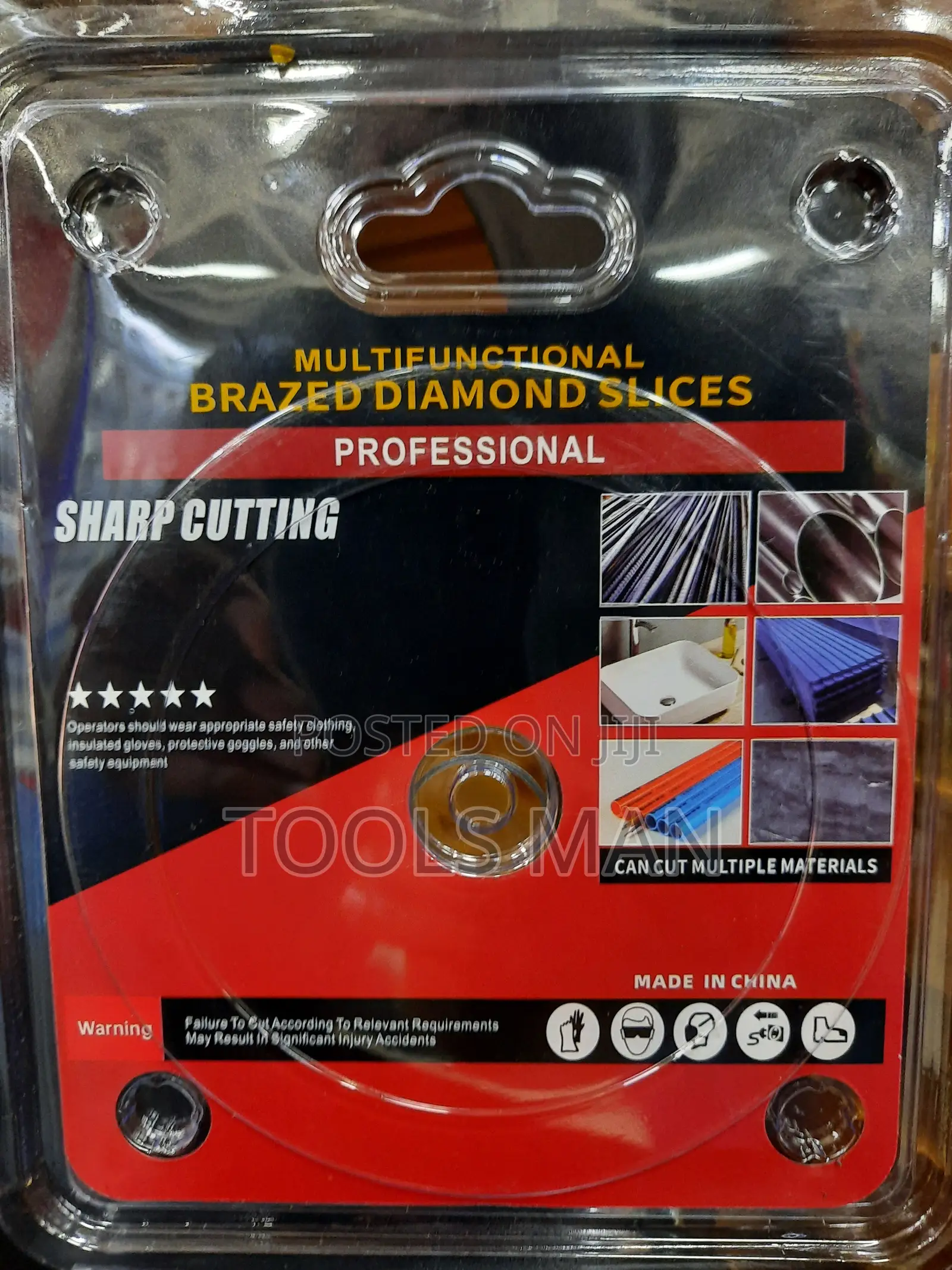 Glass Cutting Disc 115mm X 22.23x 15mm Diamond Crystal Tiles- 4.5 Inch