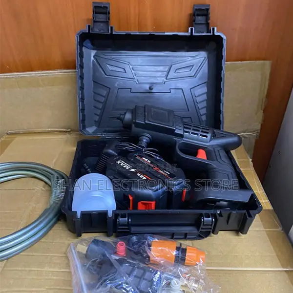 300w Cordless High Power Car Washer Gun With Jet Spray 5m Hose Pipe