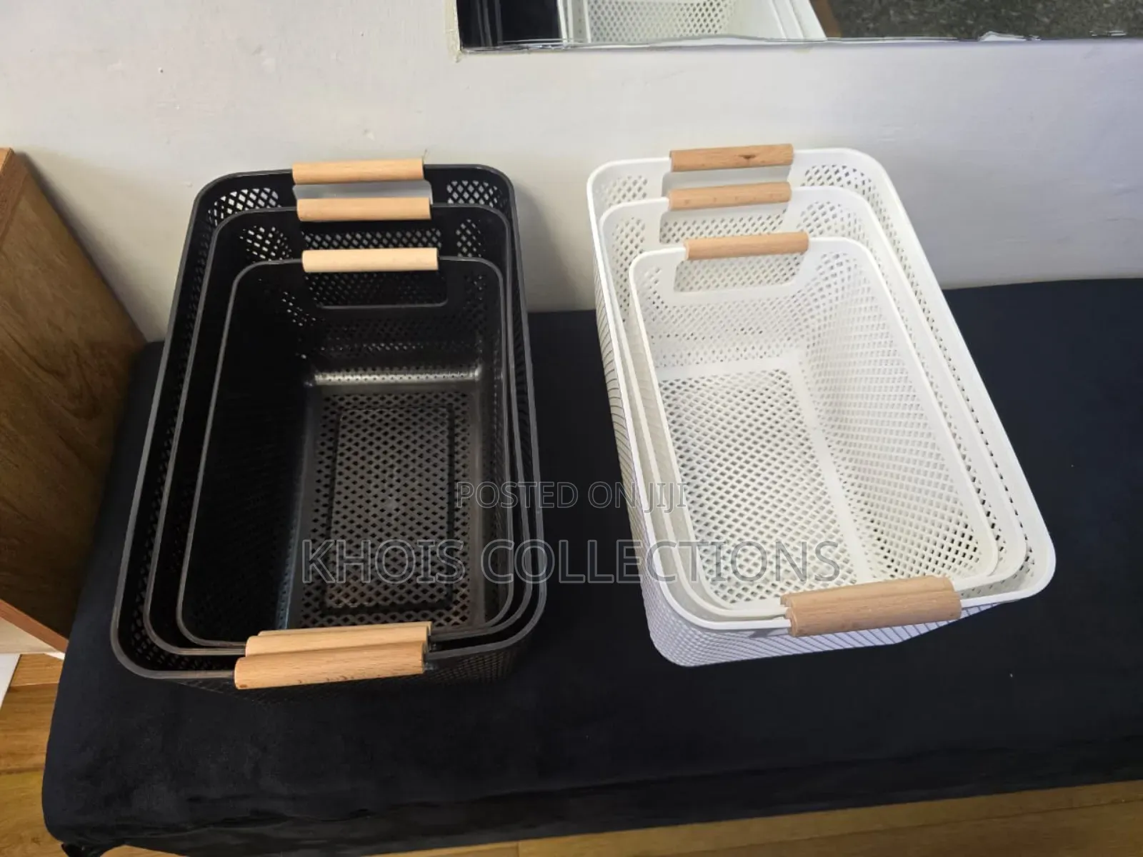 3pcs Mesh Storage Basket