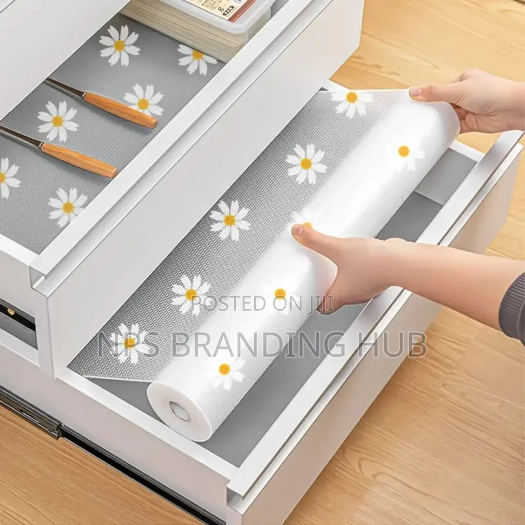 Kitchen Drawer Liners Oil Proof Moisture Cupboard Shelf Liner mat(el.b
