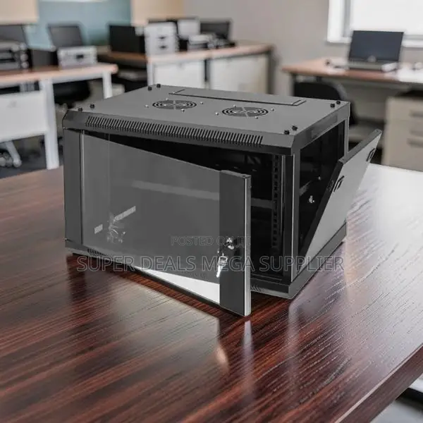 Durable Scratch-Resistant 9U Wall Mount Data Cabinet