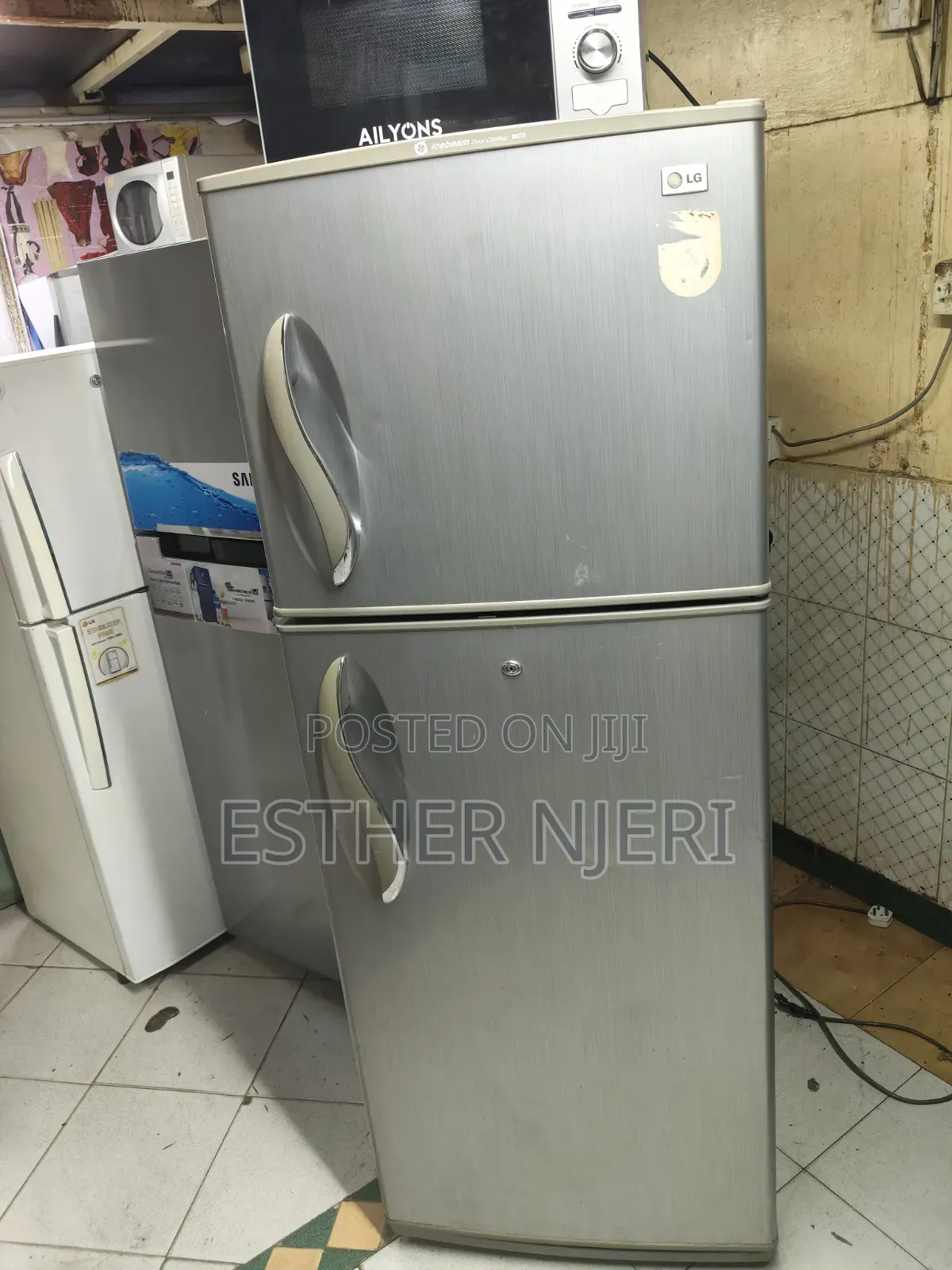 Pure Silver LG Double Doors Fridge