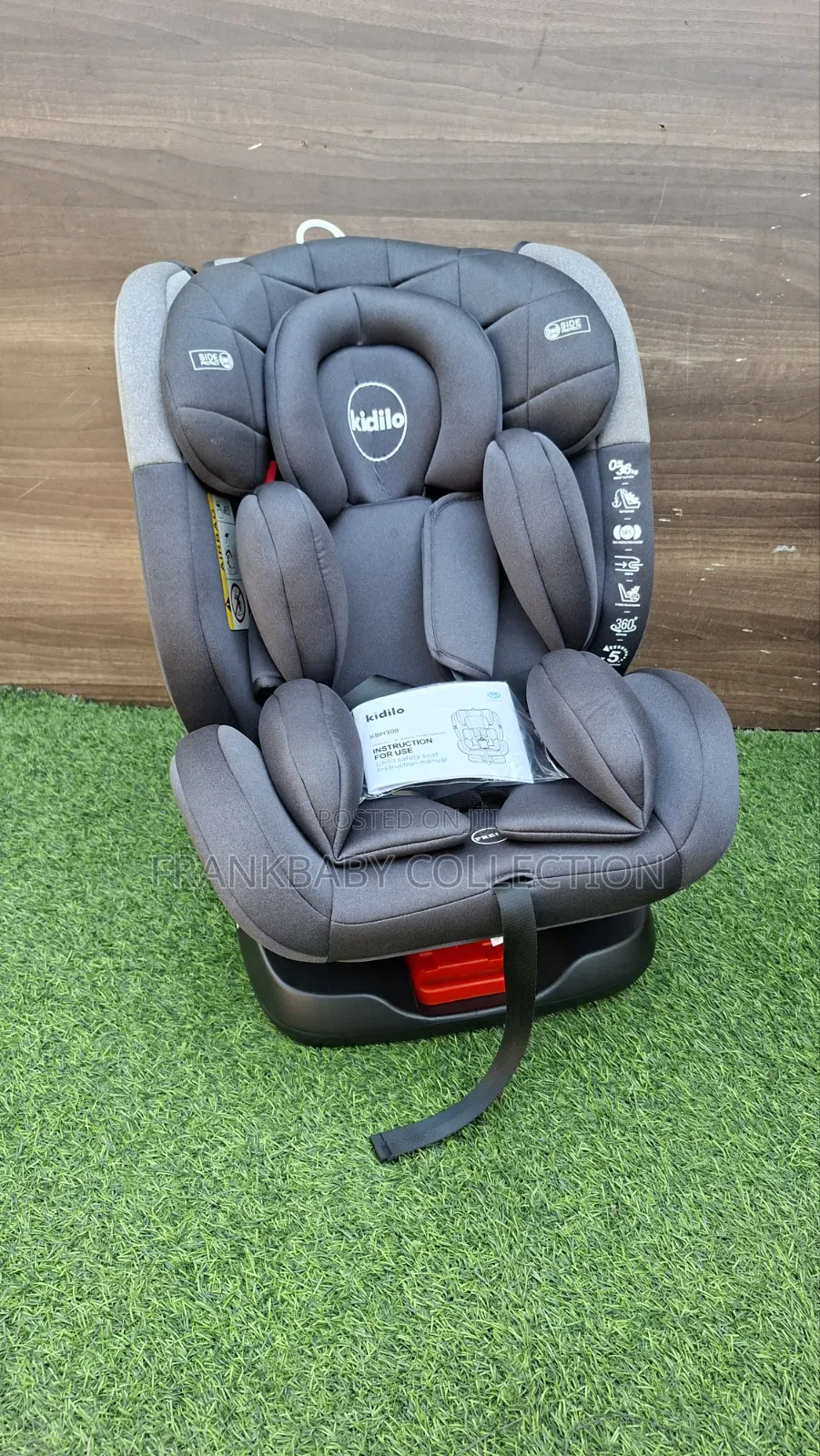 Kidilo Convertible Child Car Seat With ISOFIX Top Tether