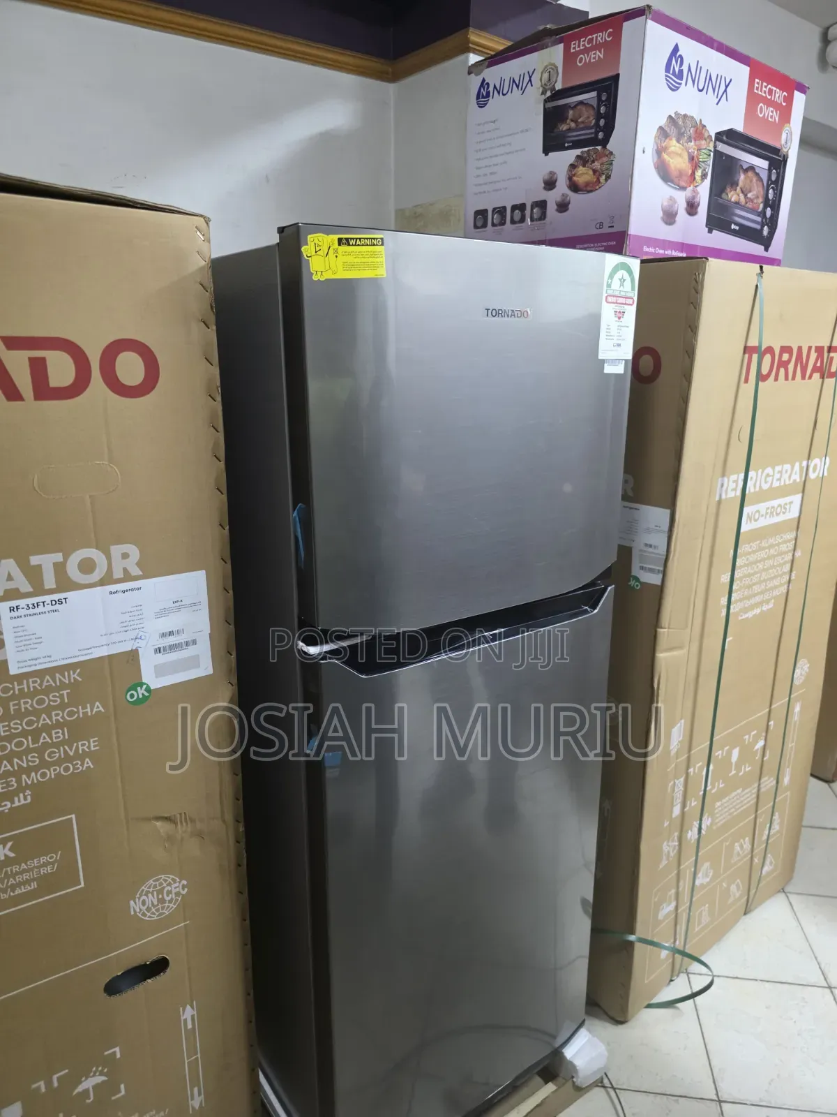 Tornado 304Litres Double Door Refrigerator No Frost