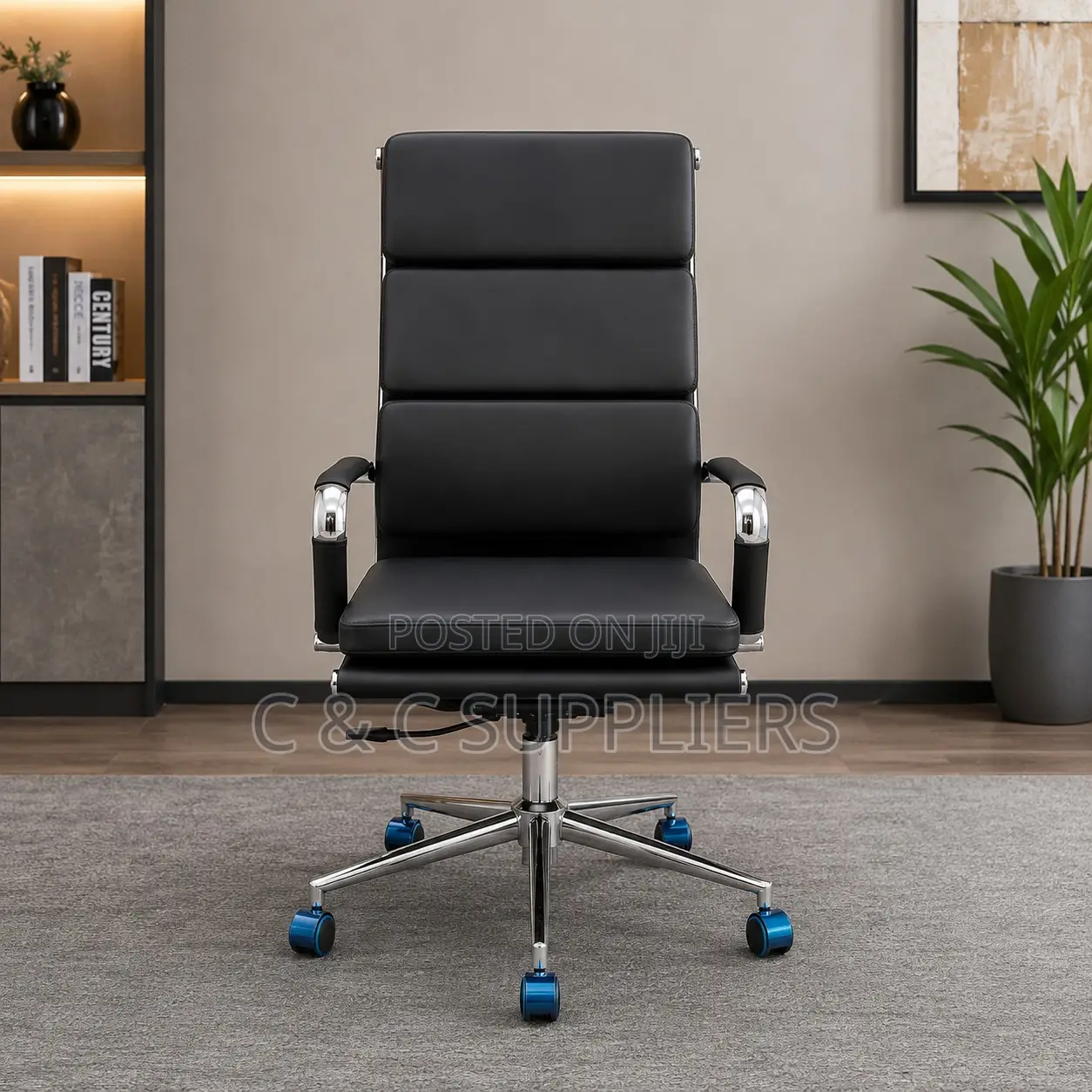 Swivel Leather Home Computer Seat