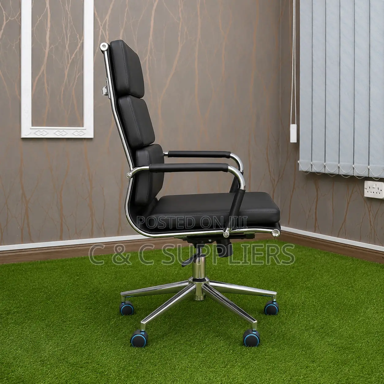 Swivel Leather Home Computer Seat