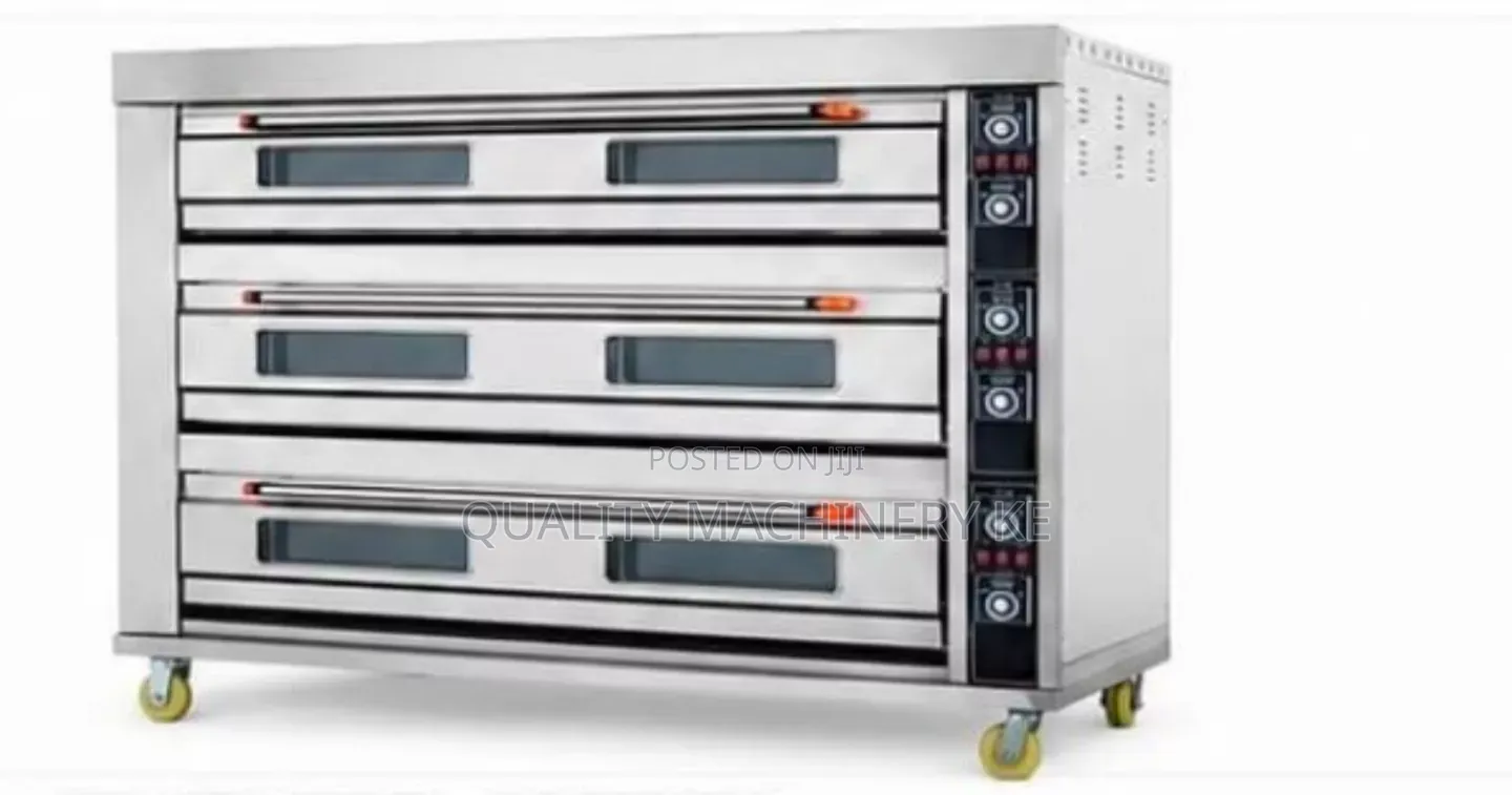 Efficient 3deck 9trays Premier Electric Oven