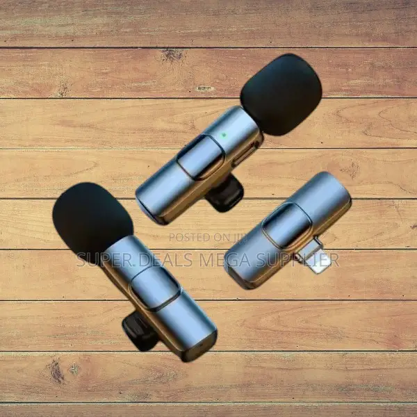 Reliable Performance Mini Lapel Lavalier Dual Wireless Microphone