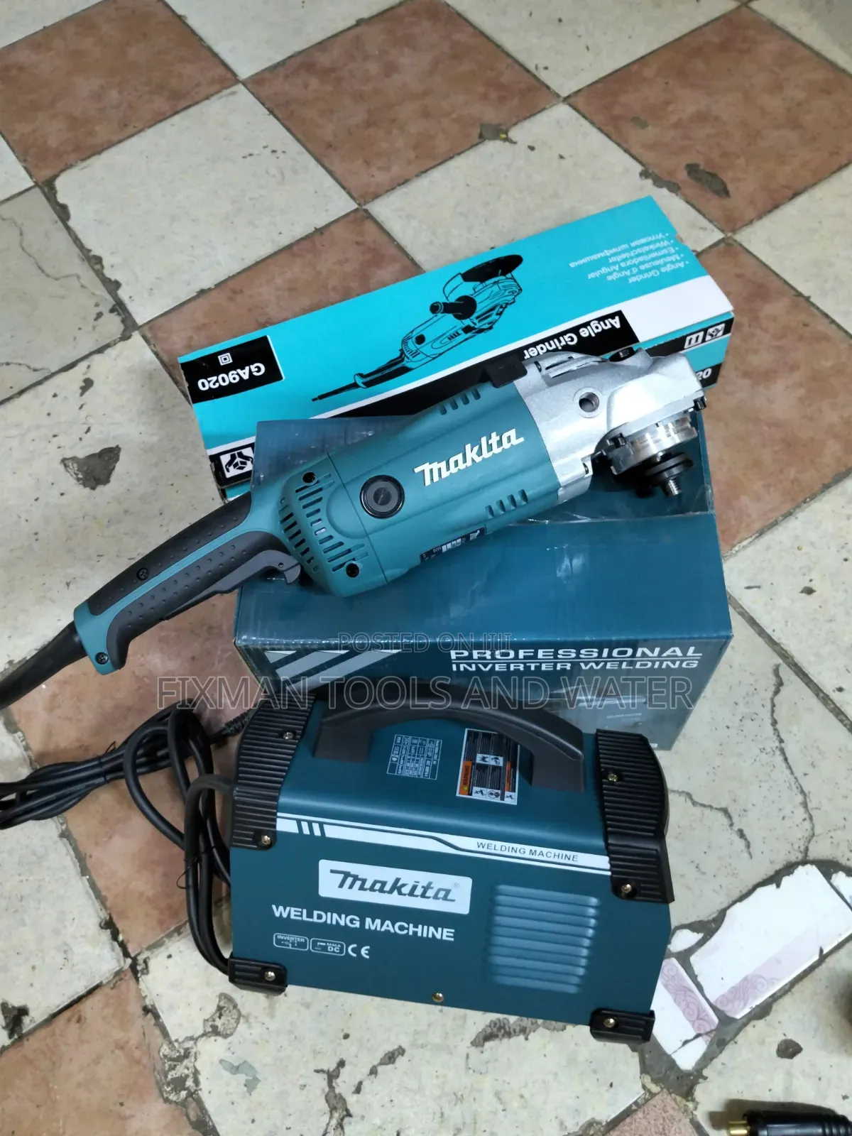 Makita Welding Machine Mma500 and Makita Angle Grinder 9" 2100 Watts