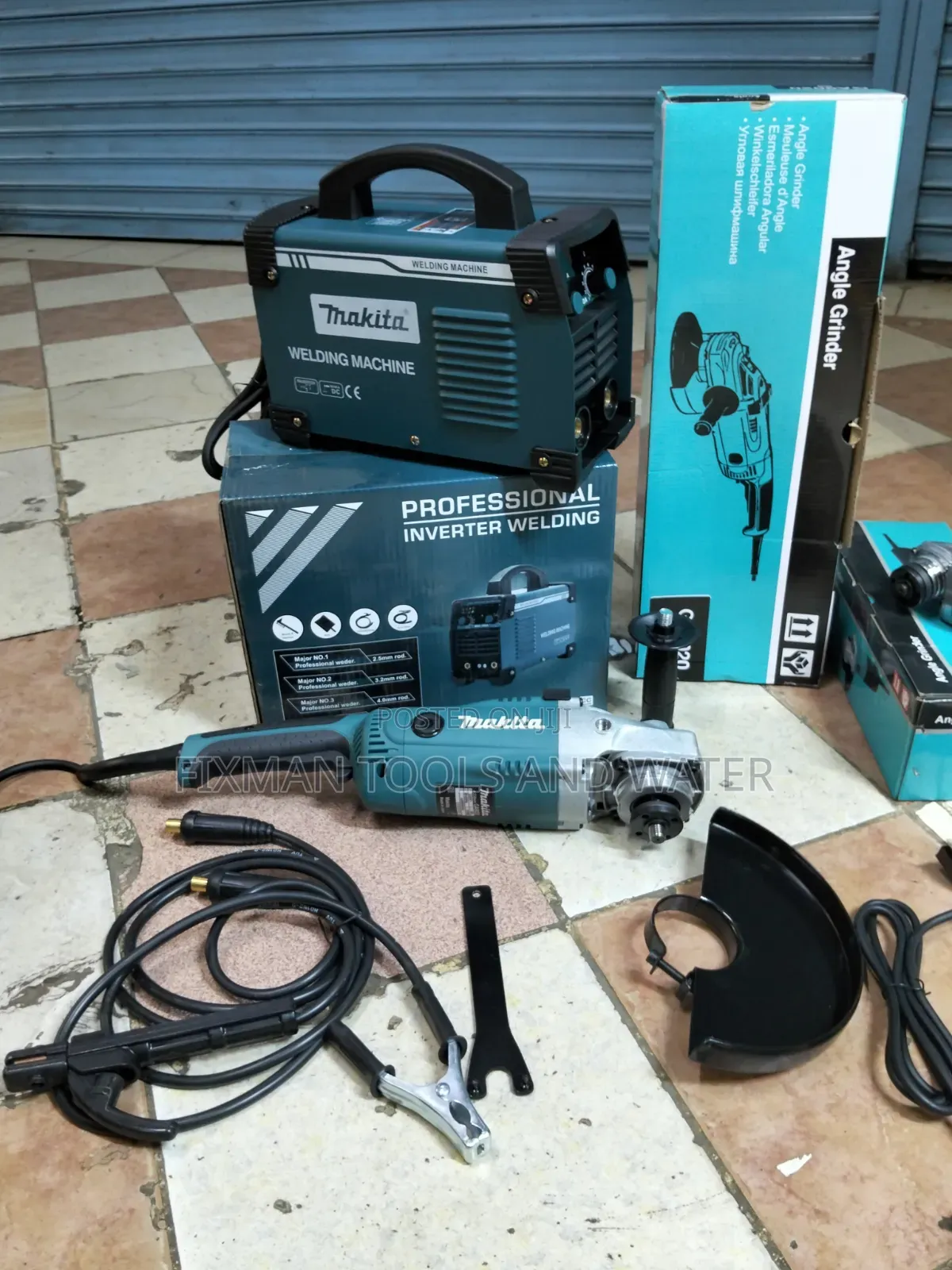 Makita Welding Machine Mma500 and Makita Angle Grinder 9" 2100 Watts