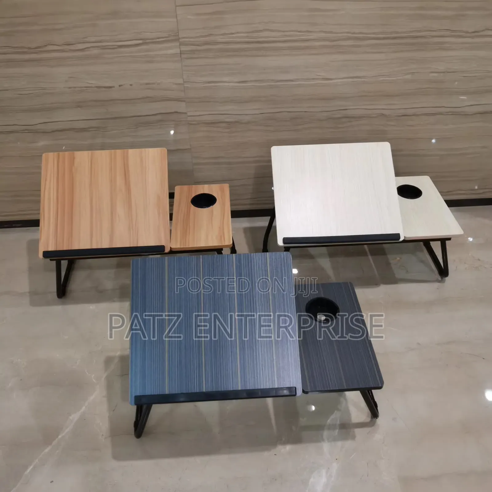 Adjustable Tilting Laptop Folding Table Stand Desk With Foldable Legs