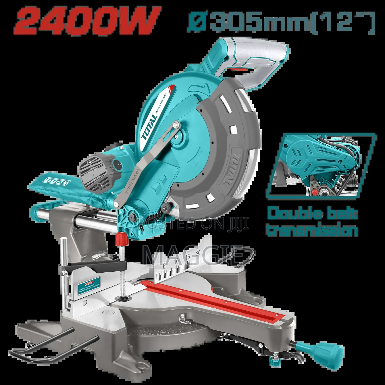 2400W Total Available Mitre