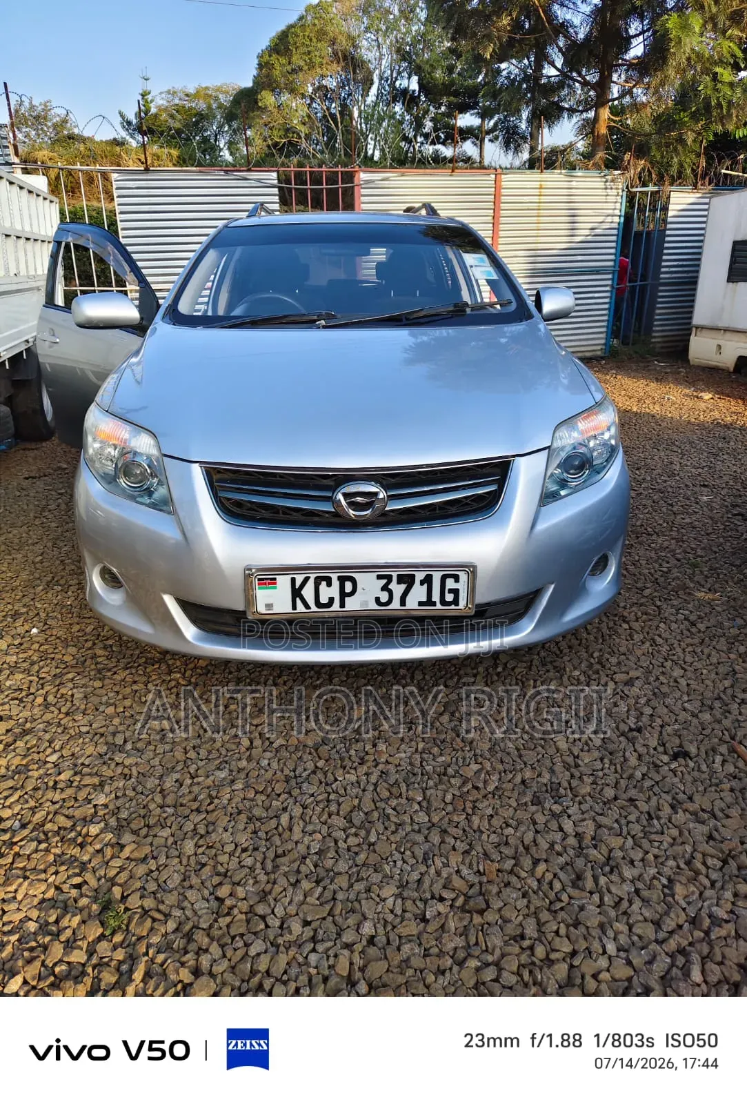 Toyota Corolla Fielder 1.5 Petrol FWD 2011 Silver