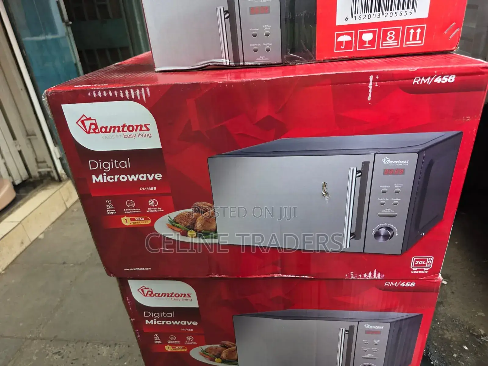 Ramtons Microwave Glass Finish