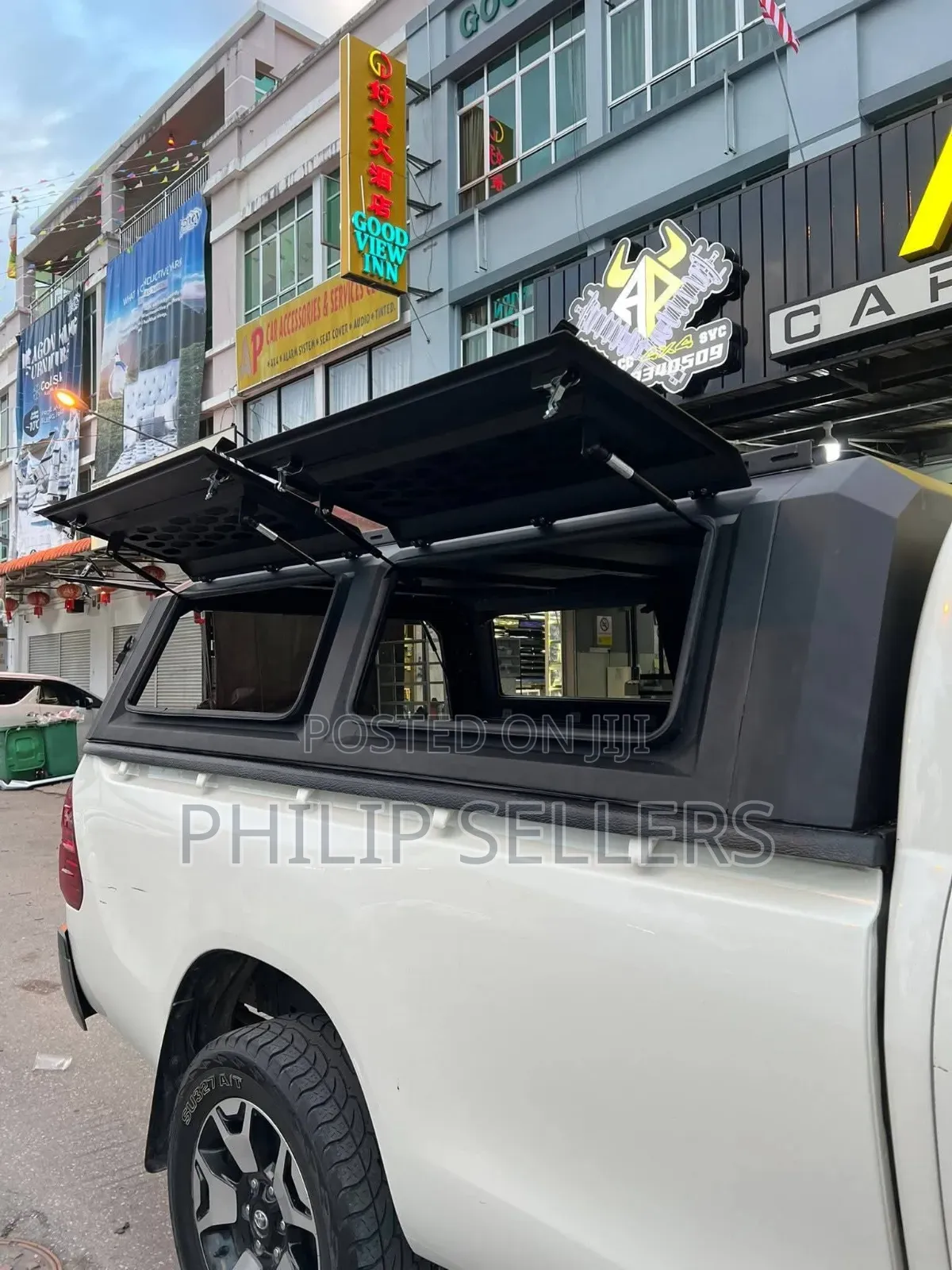 Toyota Hilux Single Cab With Our Heavy-Duty Steel Canopy