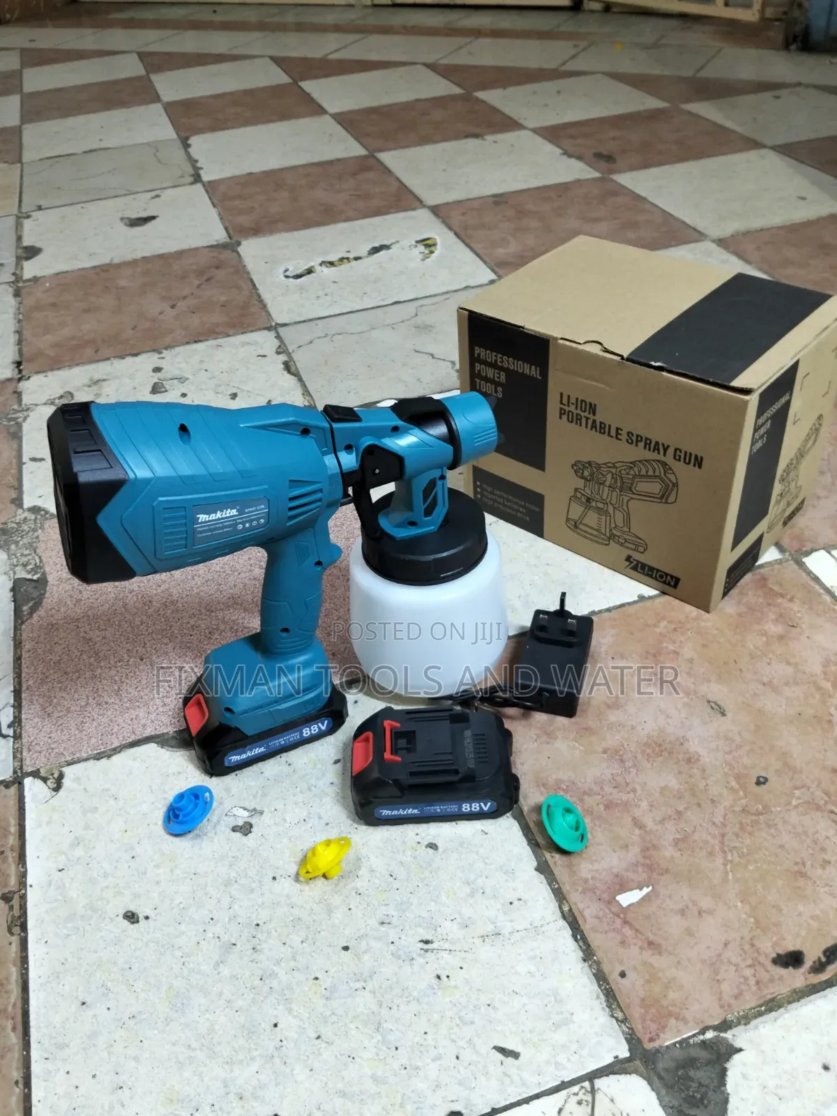 Fine Paint Sprayer Makita Cordless Spray 88V 2 Battery and Charger