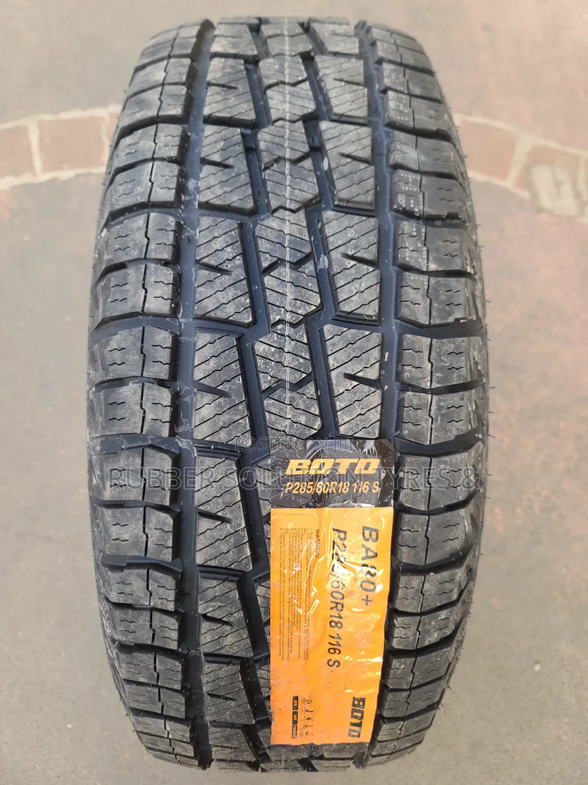 285 /60 R18 BOTO TYRES 116 S All-Terrain