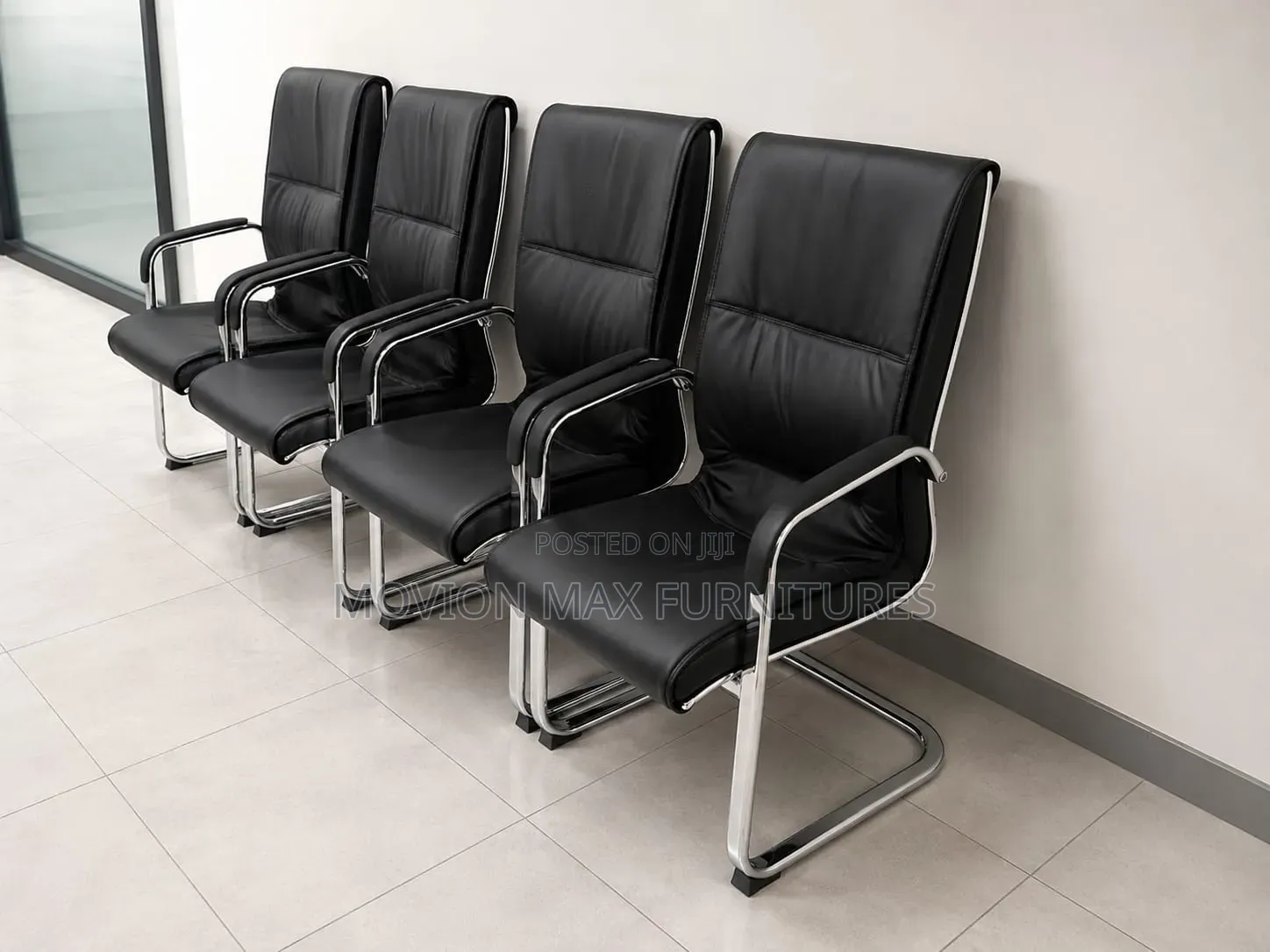 Heavy Duty Leather Waiting Chairs