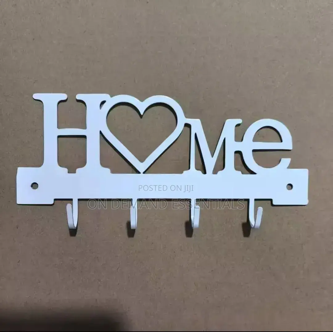 Wall Mounted Home Love Shape Key Holder Rack
