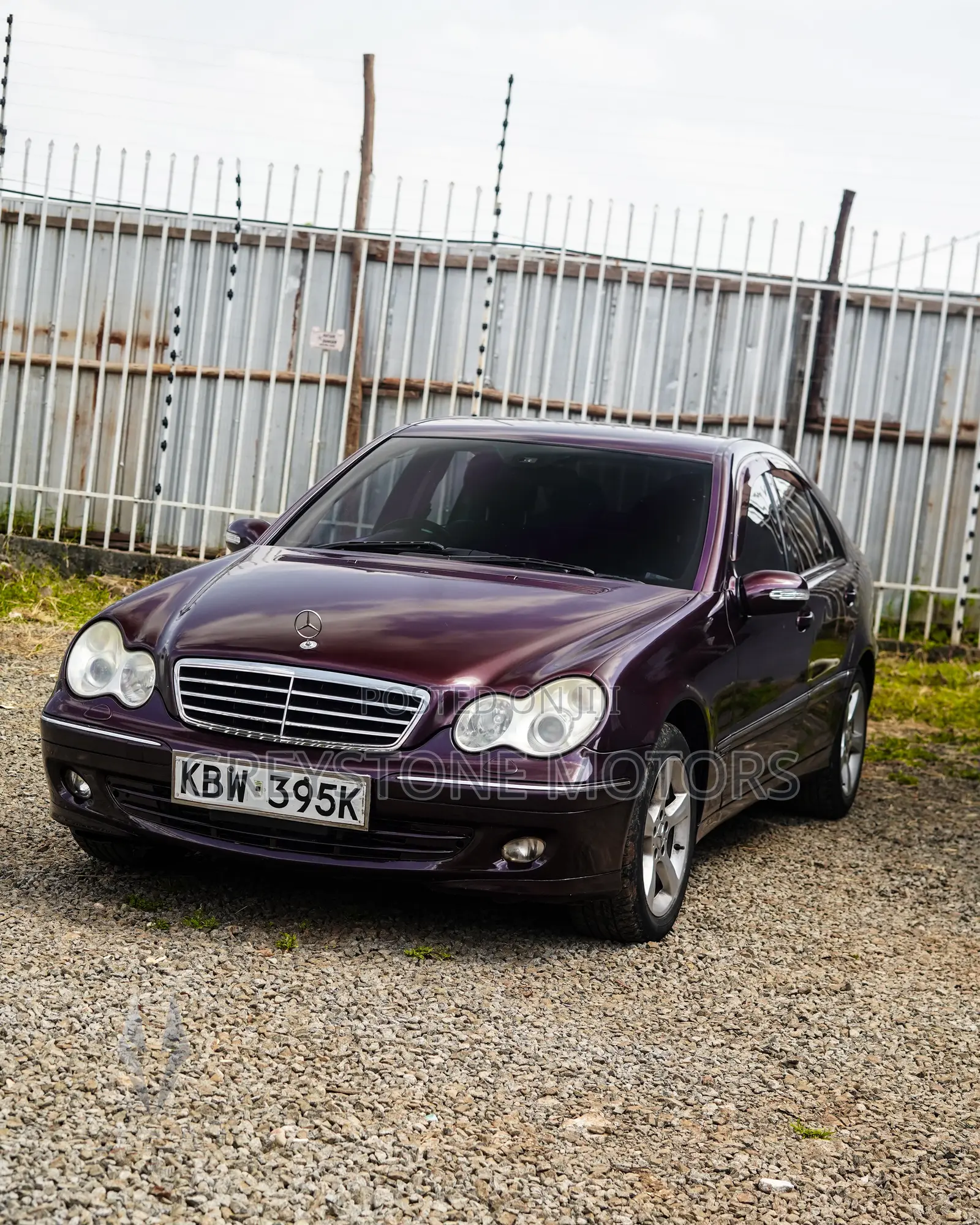 Mercedes-Benz C200 2006 Burgundy