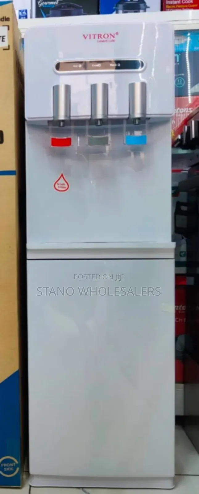 Vitron 3 Taps Dispenser Grey