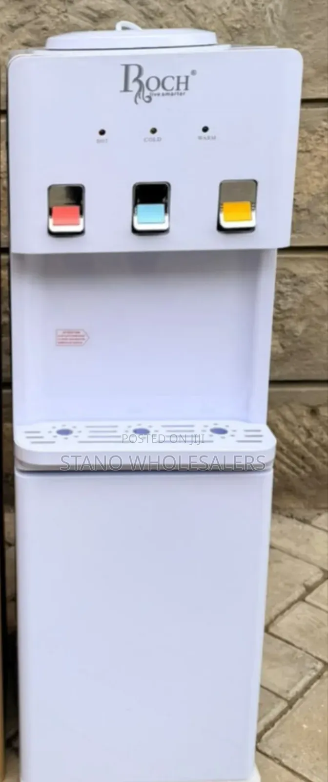 Roch 3 Taps Water Dispenser White