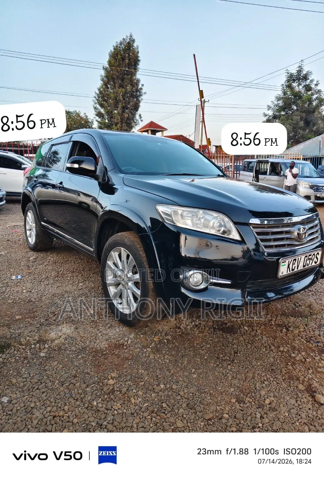 Toyota Vanguard 2012 Black