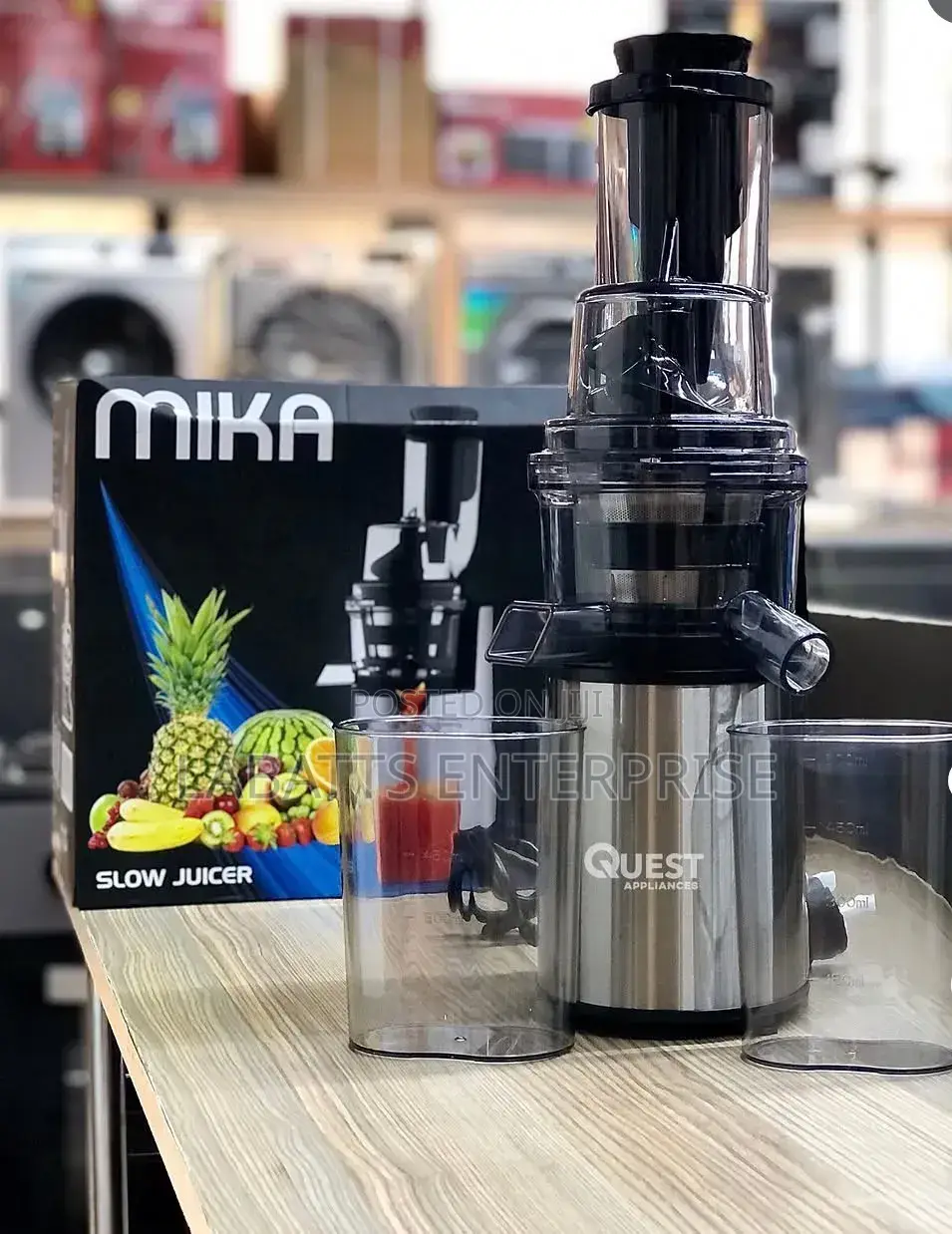 Mika Slow Juicer With One Year Warranty