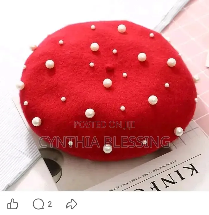 Beret Hats_white
