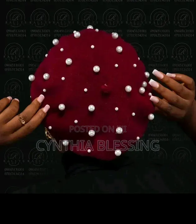 Beret Hats_white