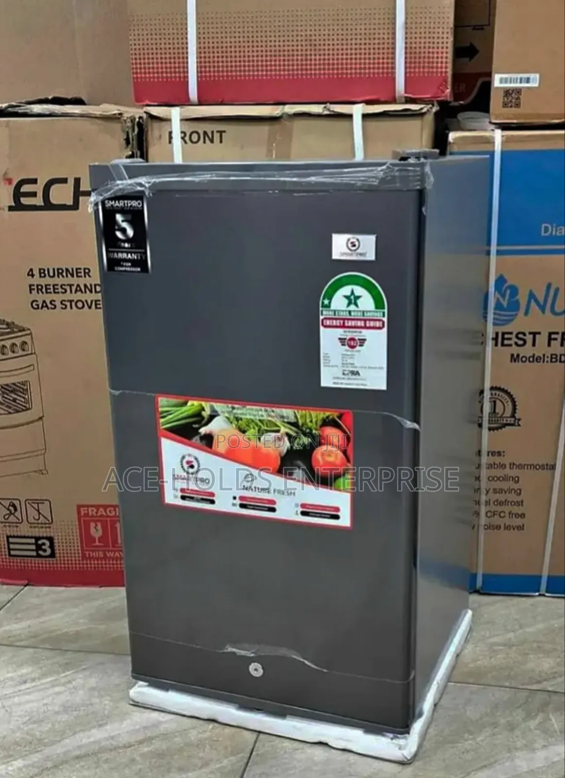Smartpro 90 Litres Single Door Fridge SFR-120-DT-I - Top Freezer