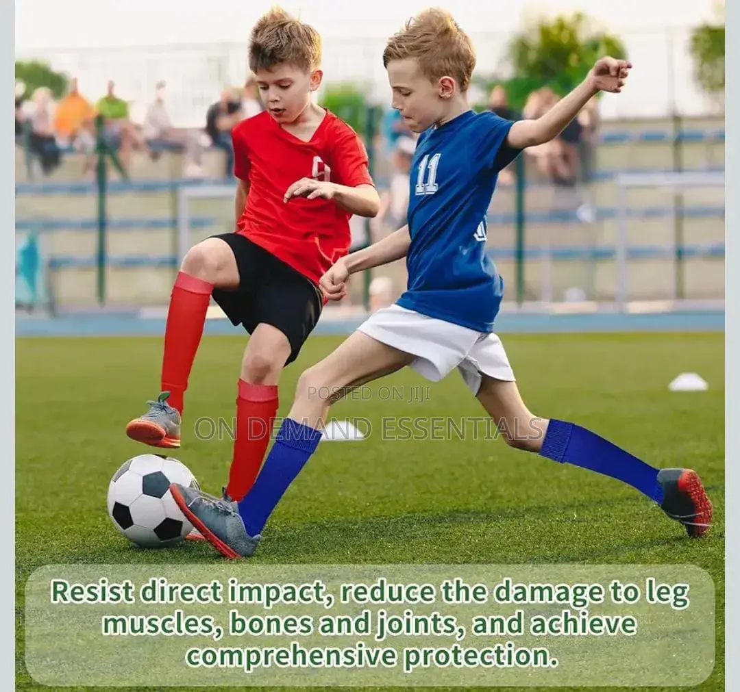 Shin Guards High Elastic Sock Sleeves, Cut Football Socks