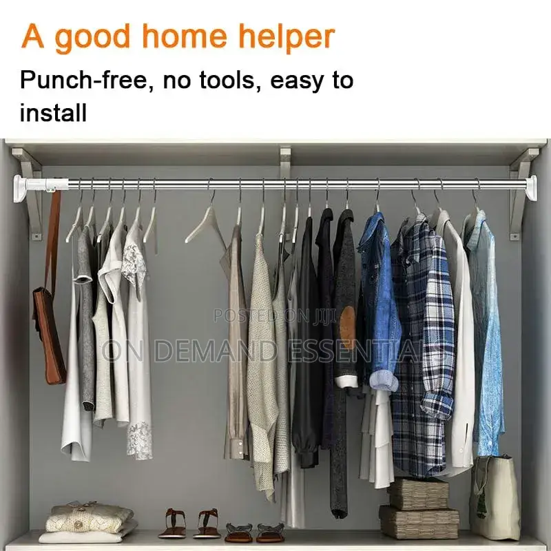 Clothes Hanger, Retractable Rod, Curtain Steel Rod