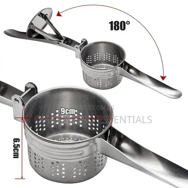 Potato Masher Ricer Press Mashed Potatoes Stainless Steel Crushing