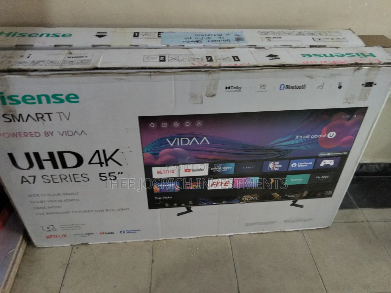 Hisense 55 Inch A7 Vidaa