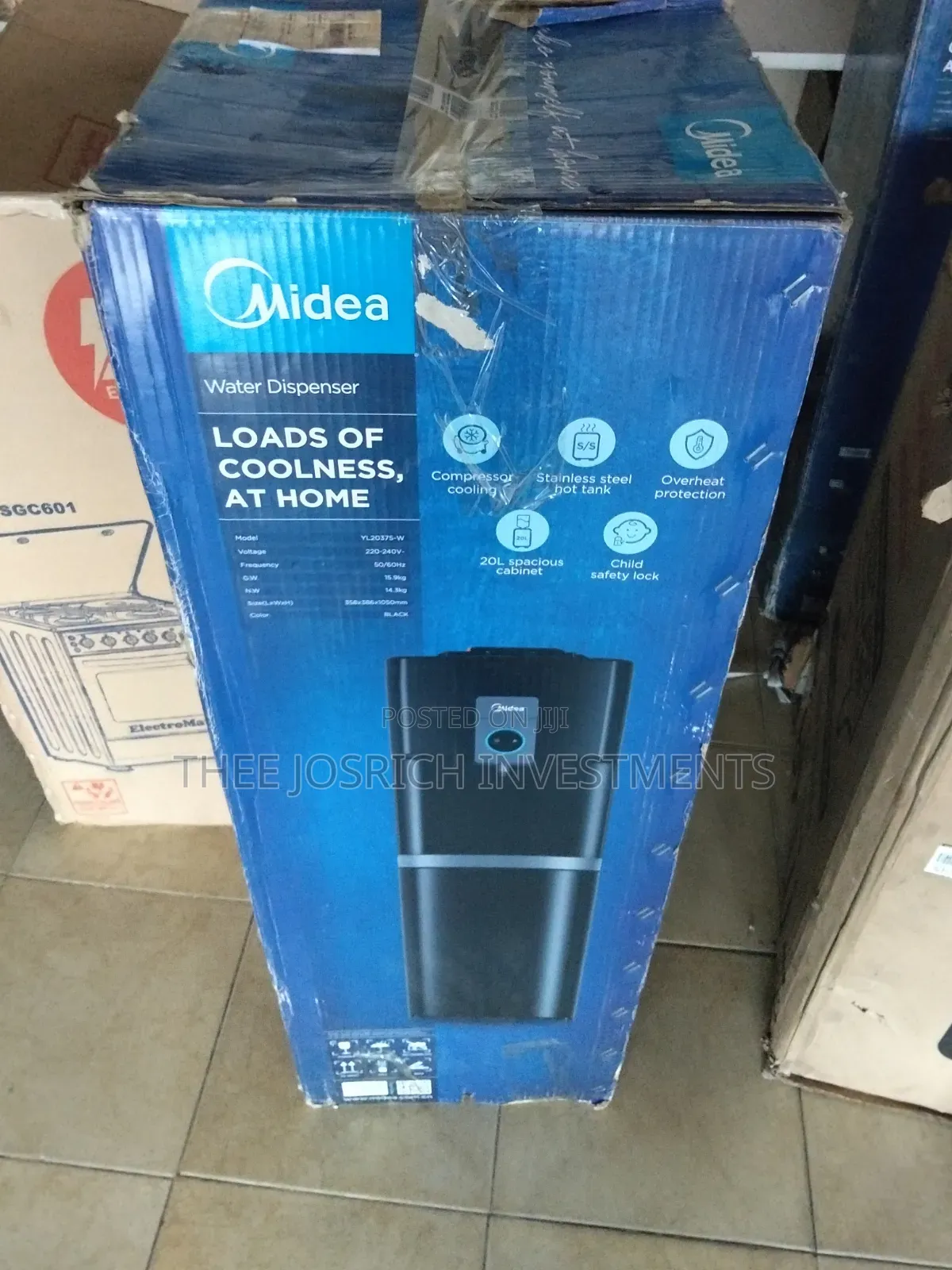 Mide 3 Taps Dispenser With Compressor