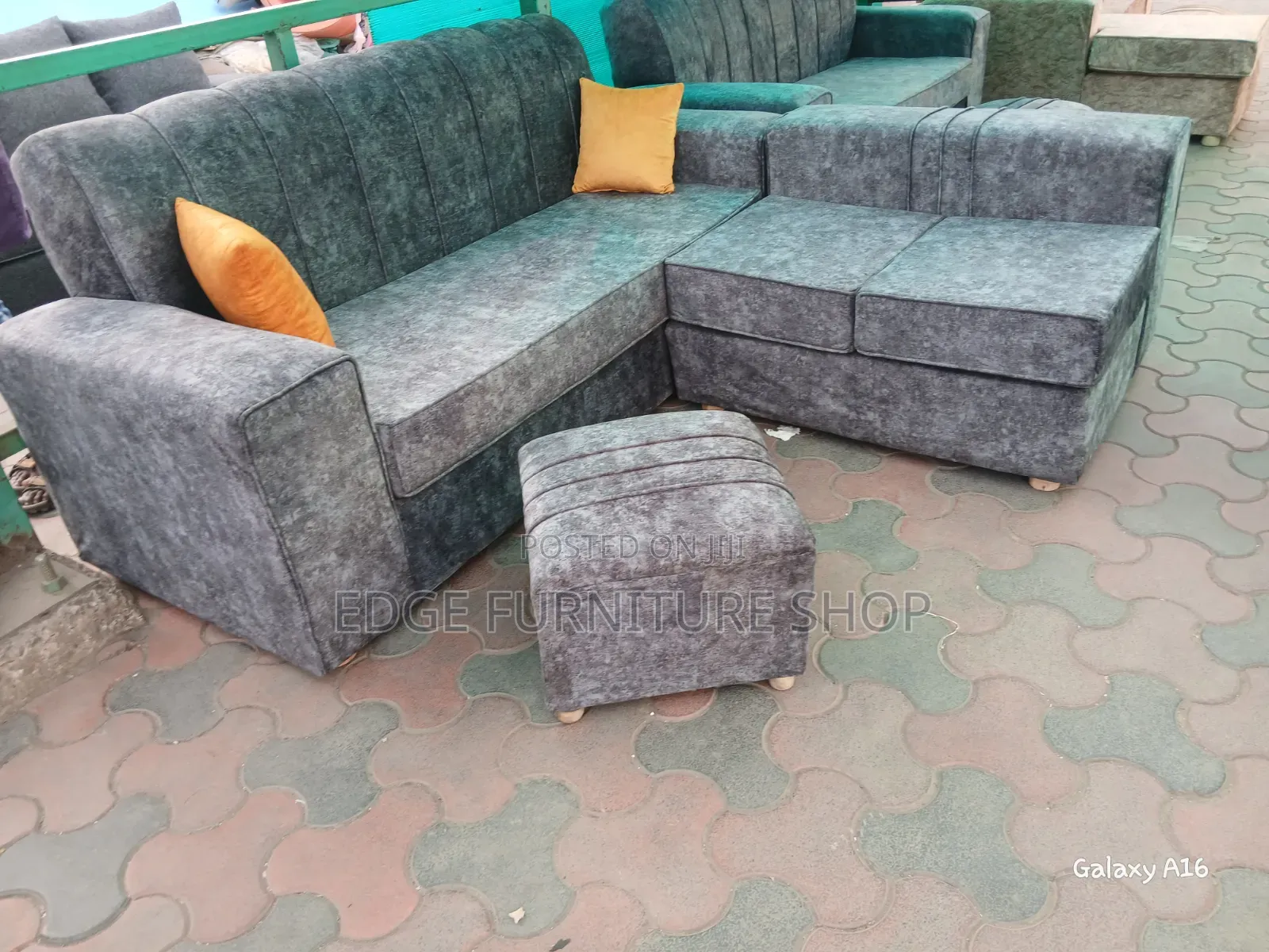 Ligh Grey Velvet Sofa Set for Sale