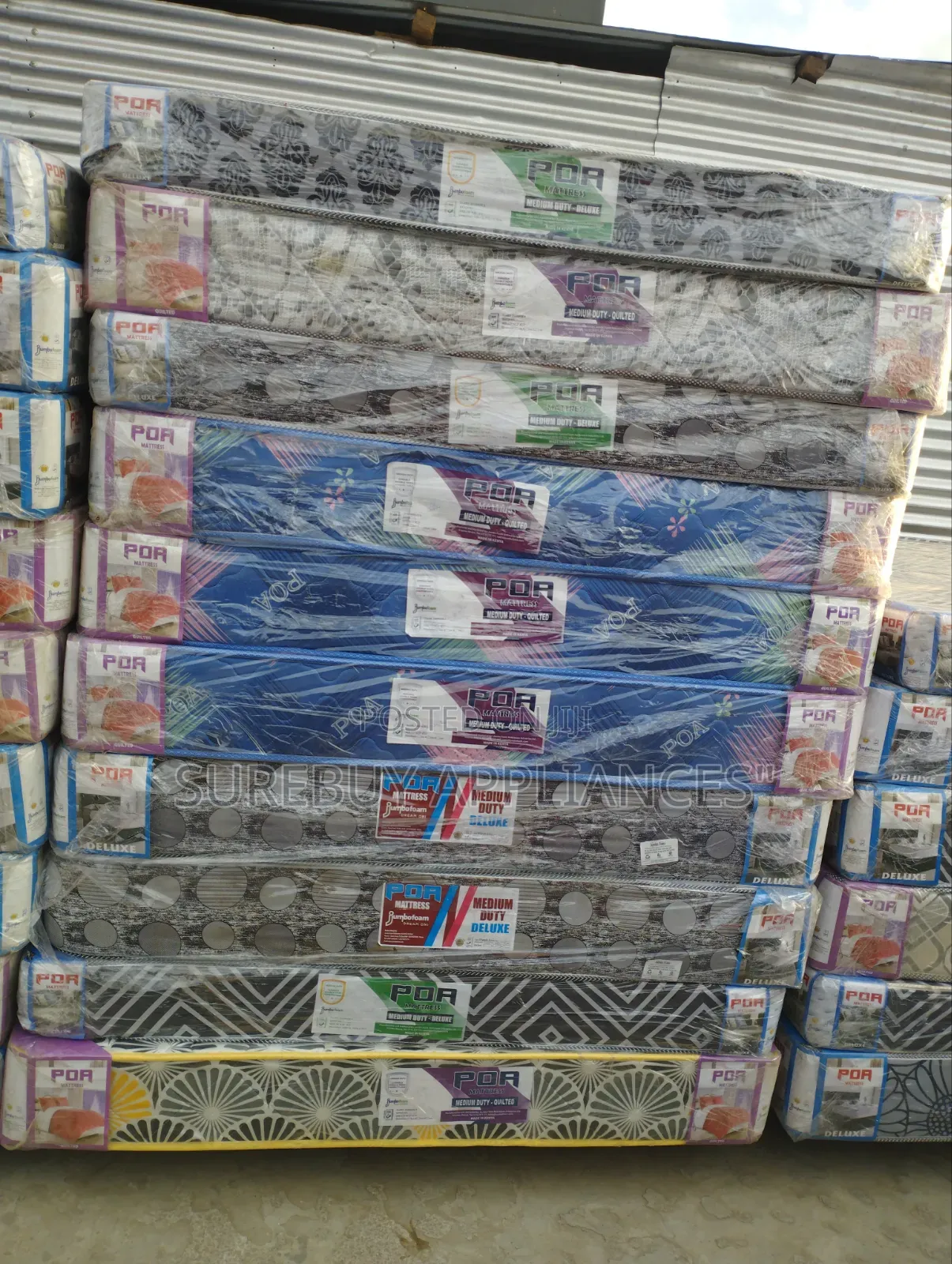 5 by 6 8 Inch Thick Quilted Mattress Jumbo Poa Vitafoam