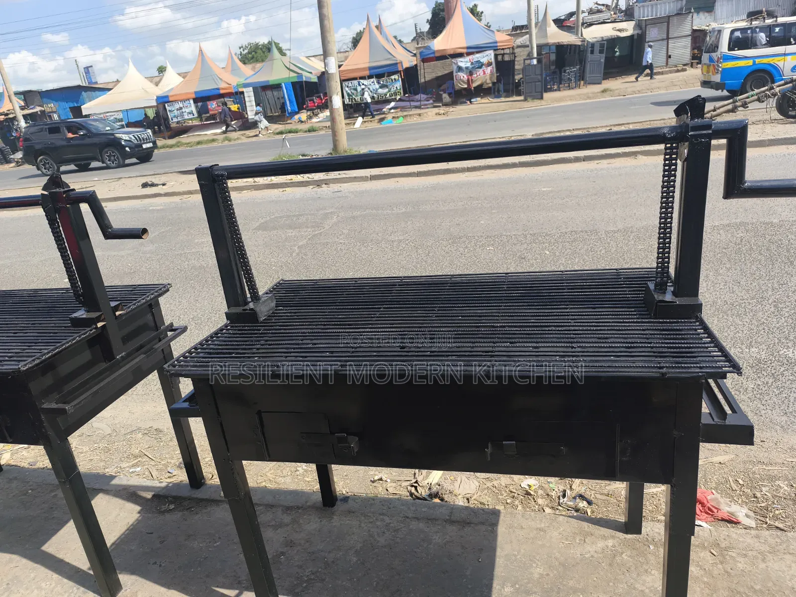 Commercial Mild Steel Meat Grill Big Size