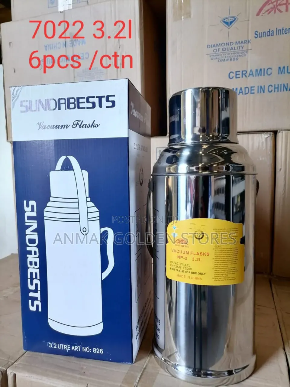 *3.2ltr Steel Flask at Ksh1000
