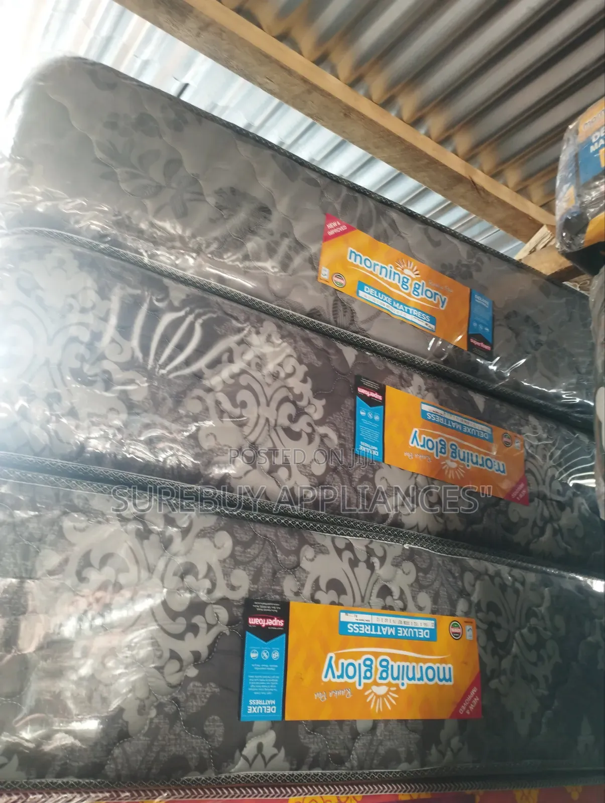 10-Inch 5×6 Size Quilted Morning Glory Superfoam Mattress