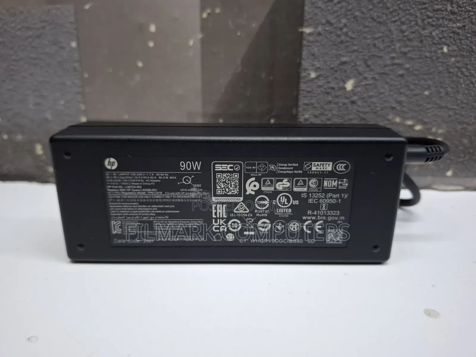 HP 19.5V 4.74A Ex Uk Original AC Power Adapter Charger Size 7.4*5.0