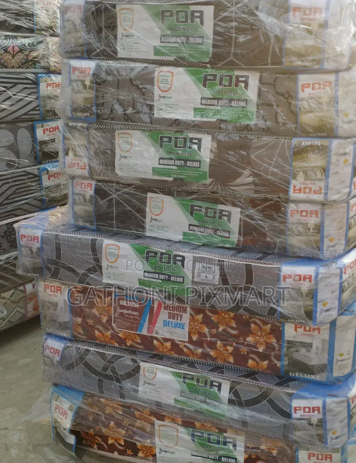 3×6×6 Inch Plain Jumbo Poa Vitafoam Mattress