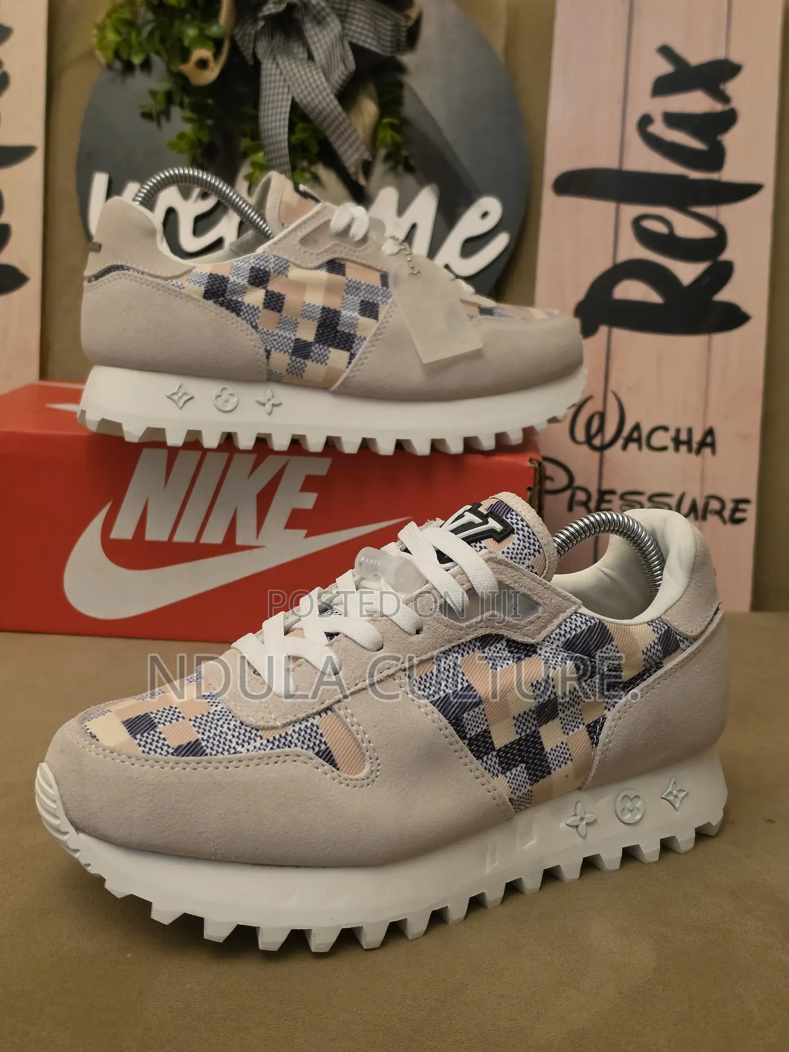 Louis Vuitton Run 55 Damier Suede Runner
