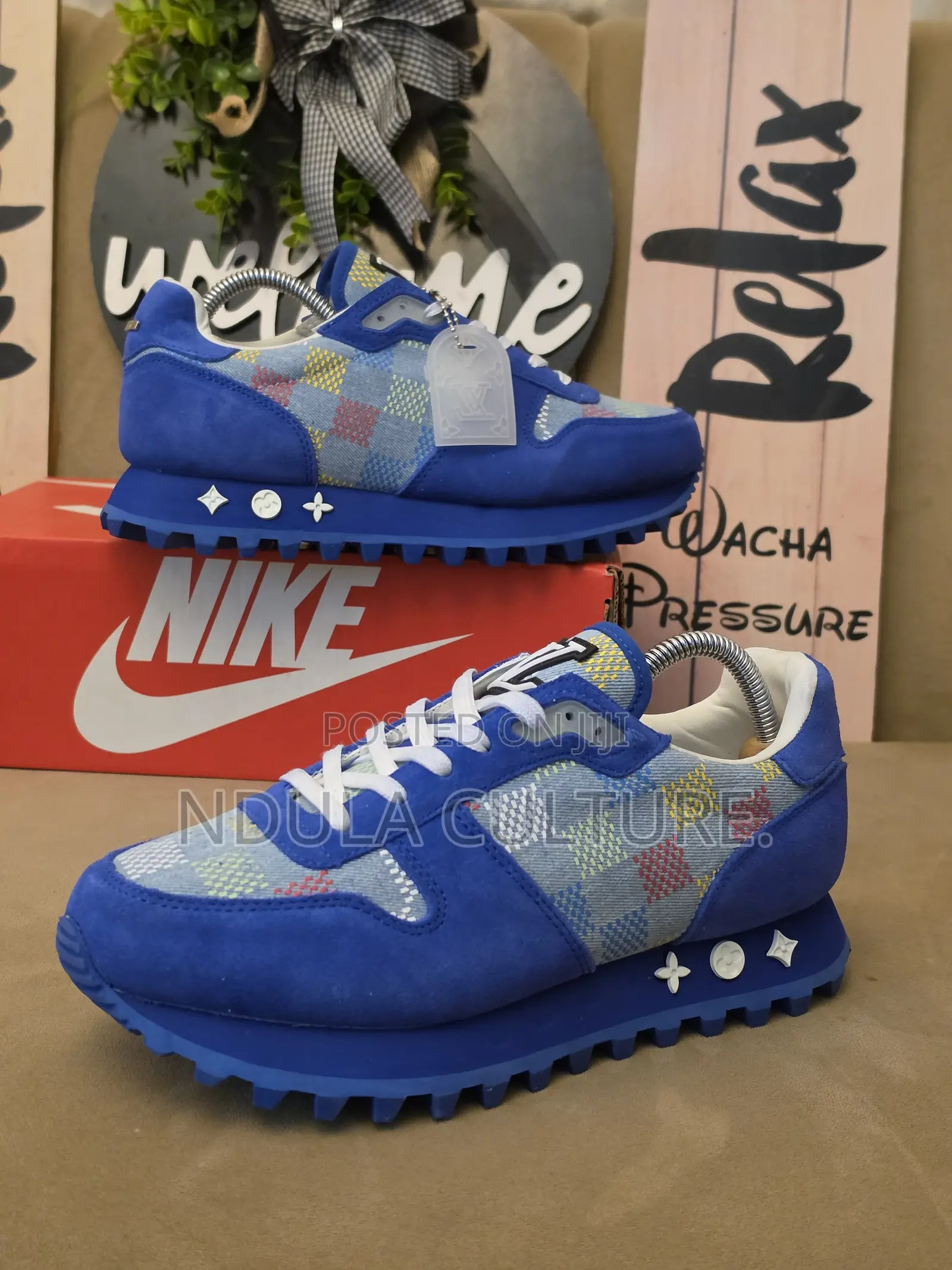 Louis Vuitton Run 55 Damier Suede Runner