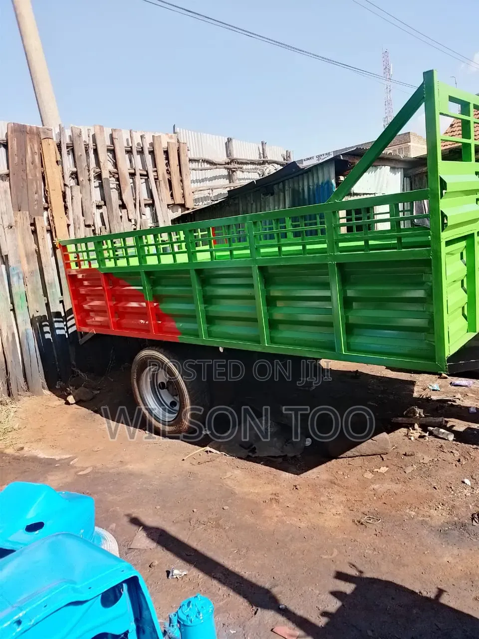 Tractor Trailer 7 Tonnes Green