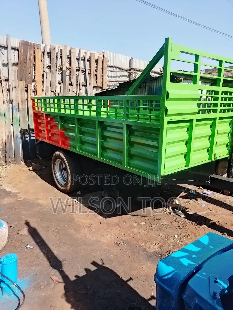 Tractor Trailer 7 Tonnes Green