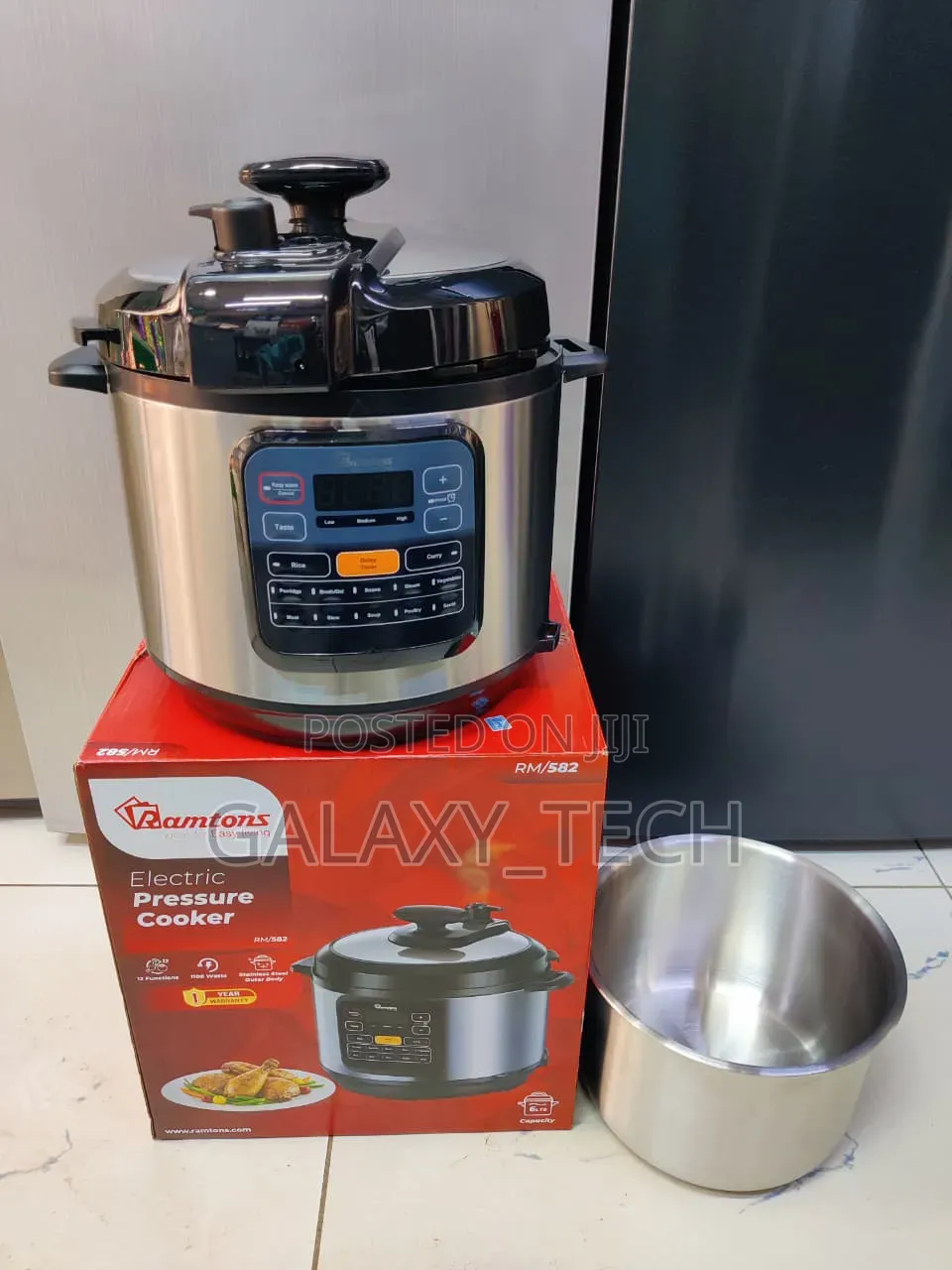 Ramtons Pressure Cooker With Stainless Steel Pot(RM/582)